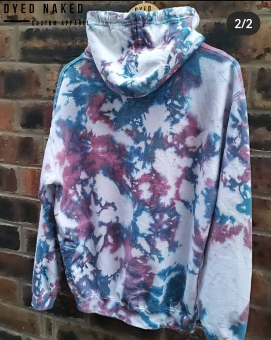 Hoody, Adult hoodies, tie-dye, Blue
