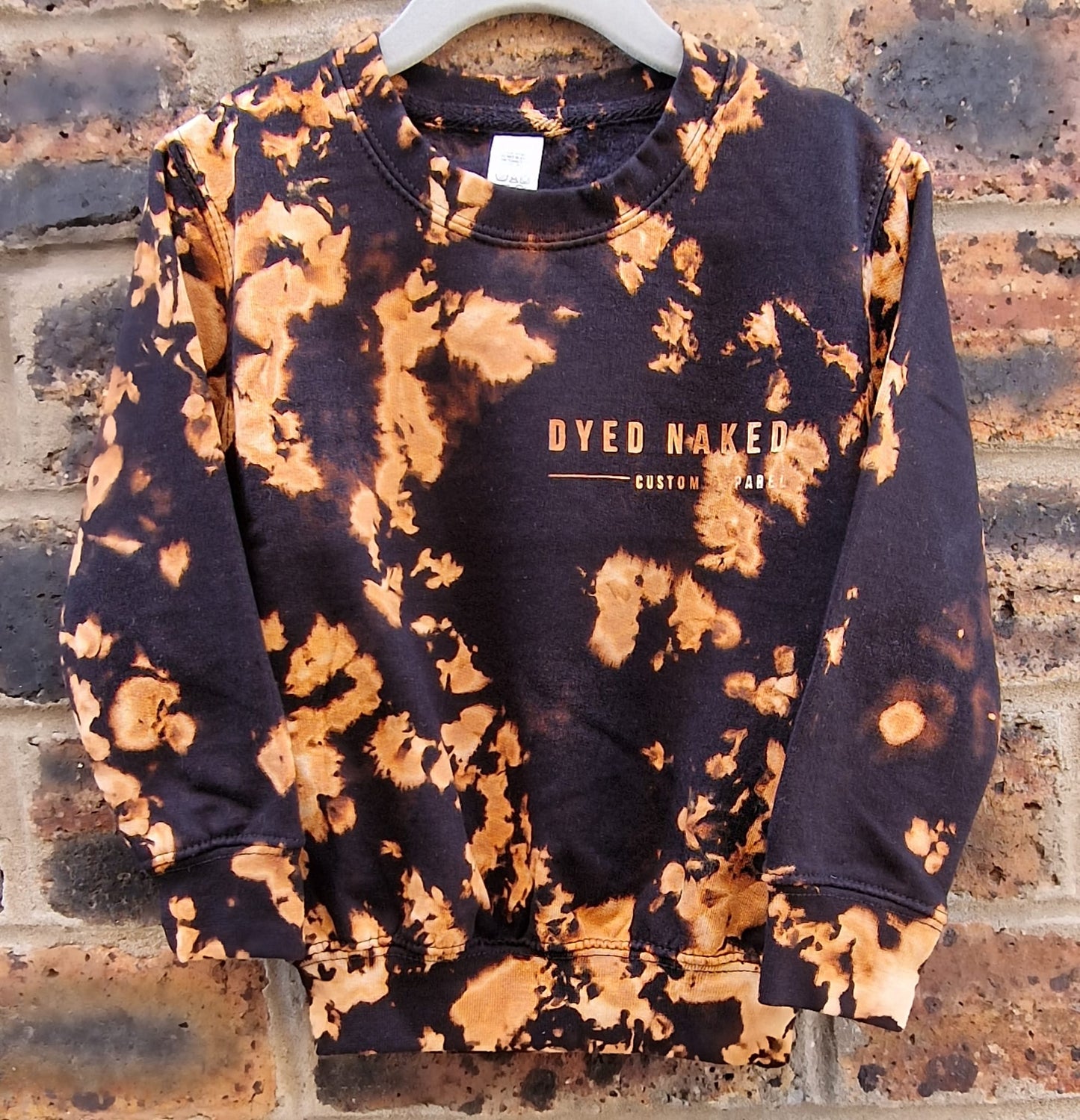 Kid's Apparel, Orange sweatshirts, Tie Dyed, Black sweatshirt