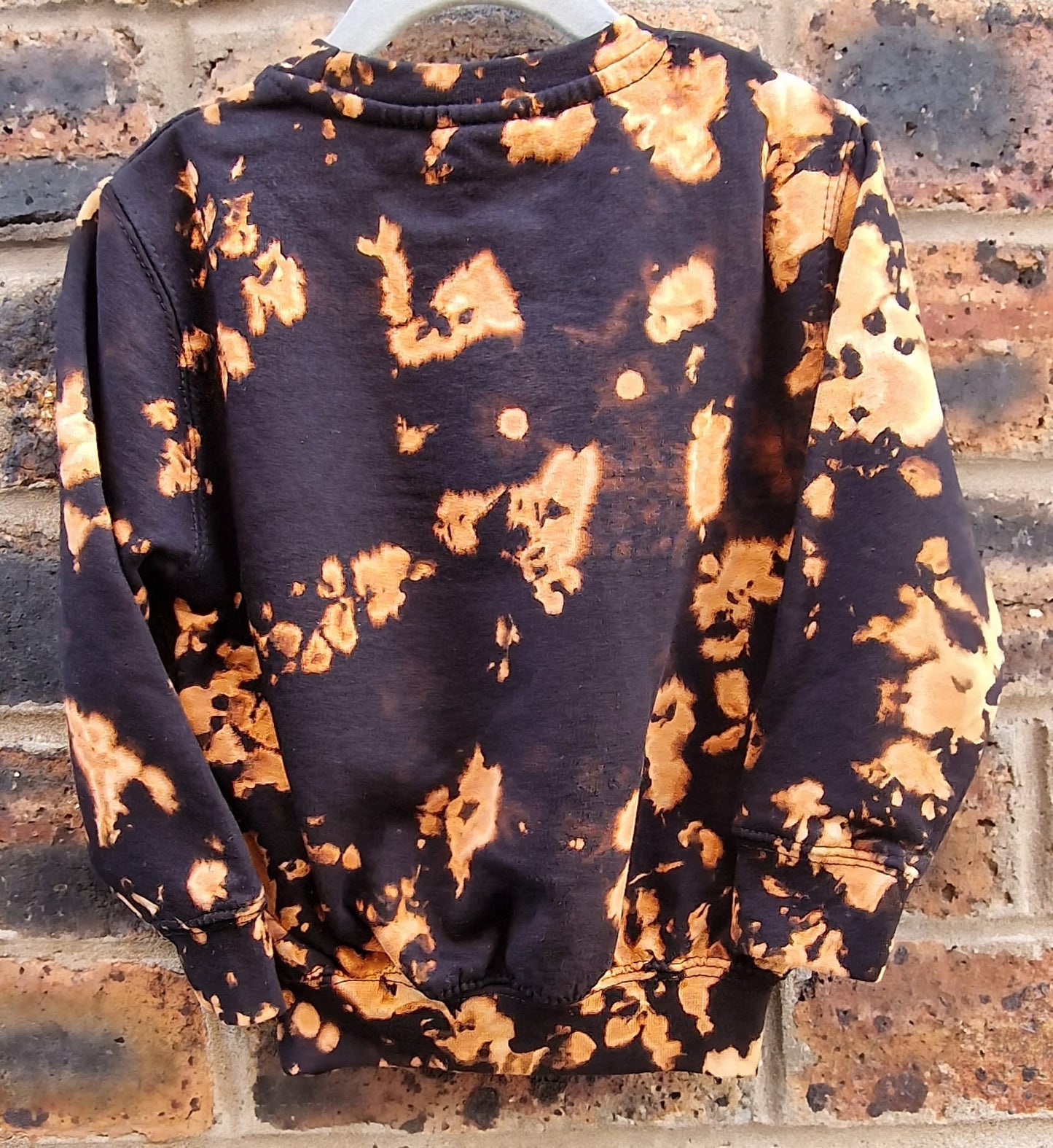 Kid's Sweatshirt, Oversized, Tie dye, Black sweatshirt